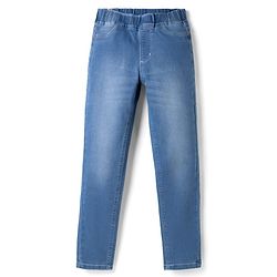 Pine Kids Denim Woven Ankle Length Washed Jeggings - Blue