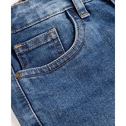 Pine Kids Denim Woven Washed Full Length Jeans - Blue