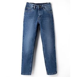 Pine Kids Denim Woven Washed Full Length Jeans - Blue