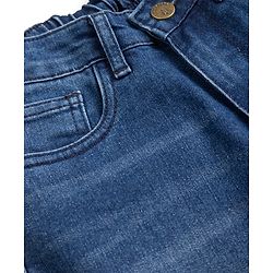 Pine Kids Denim Woven Washed Full Length Jeans - Blue