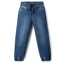 Pine Kids Denim Woven Washed Full Length Jeans - Blue