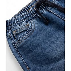 Pine Kids Denim Woven Washed Full Length Jeans - Blue