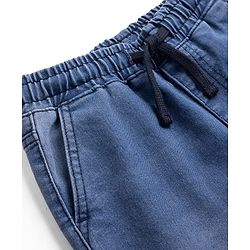 Pine Kids Denim Woven Full Length Washed Jeans - Blue