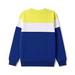 Pine Kids Cotton Knit Full Sleeves Sweatshirt with Awesome Print- Navy