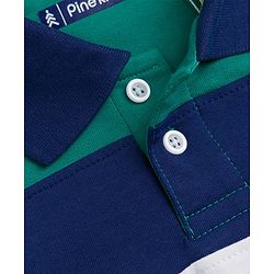 Pine Kids Cotton Knit Sweatshirt with Full Sleeves and Enjoy The Journey Text Print - Green