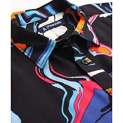 Pine Kids Cotton Woven Printed Half Sleeves Collar Shirt Multi Color 4-5 Years