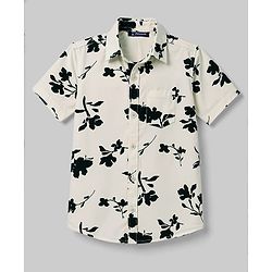 Pine Kids Cotton Woven Printed Shirts Half Sleeves - Off White