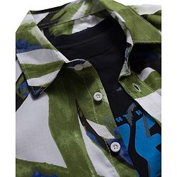 Pine Kids Cotton Woven Half Sleeves Printed Shirt & T-Shirt Multi Color 4-5 Years