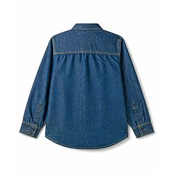 Pine Kids Cotton Woven Denim Shirts with Roll Up Sleeves Multi Color 4-5 Years