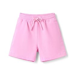 Pine Kids Cotton Knit Half Sleeves Top & Shorts Set with Miami Print - Pink