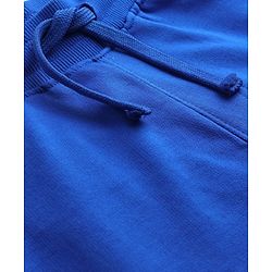 Pine Kids Cotton Knit Full Length Text Printed Lounge Pant - Blue