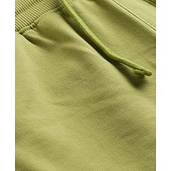Pine Kids Cotton Knit Full Length Solid Lounge Pant - Olive Green