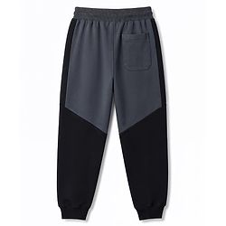 Pine Kids Knit Full Length Cut N Sew & Text Printed Lounge Pant - Black