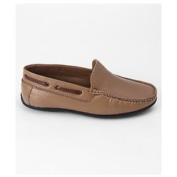 Pine Kids Slip On Formal Shoes - Tan