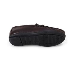 Pine Kids Slip On Formal & Party Wear With Applique - Brown