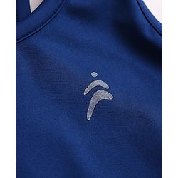 Pine Active Lycra Knit Sleeveless Super Stretch Sports Bra - Navy Blue