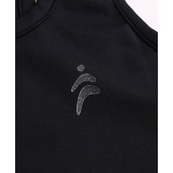 Pine Active Lycra Knit Sleeveless Super Stretch Extra Soft Sports Bra - Black