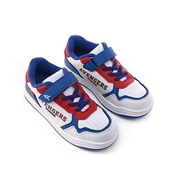 Pine Kids Marvel Velcro Closure Casual Shoes With Avengers Print - White & Red