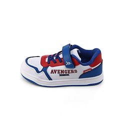 Pine Kids Marvel Velcro Closure Casual Shoes With Avengers Print - White & Red