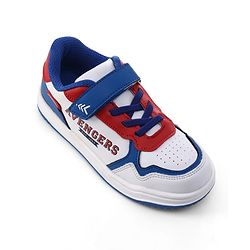 Pine Kids Marvel Velcro Closure Casual Shoes With Avengers Print - White & Red