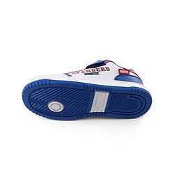 Pine Kids Marvel Velcro Closure Casual Shoes With Avengers Print - White & Red