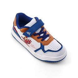 Pine Kids Marvel Velcro Closure Casual Shoes With Iron Man Print - Blue & White