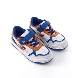 Pine Kids Marvel Velcro Closure Casual Shoes With Iron Man Print - Blue & White