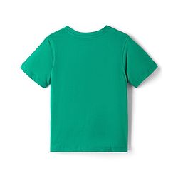 Pine Kids Cotton Knit Half Sleeves Camouflage Printed T-Shirt & Shorts Night Suit - Green