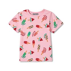Pine Kids Cotton Knit Half Sleeves Co-Ords T-Shirt & Shorts Night Suit Icecream Print - Pink
