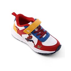 Pine Kids Marvel Velcro Closure Sneakers With Spider Man Print - Red & White