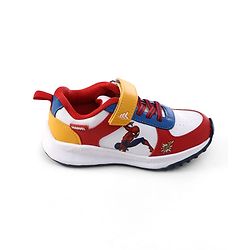 Pine Kids Marvel Velcro Closure Sneakers With Spider Man Print - Red & White
