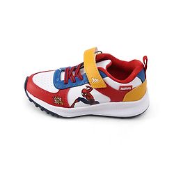 Pine Kids Marvel Velcro Closure Sneakers With Spider Man Print - Red & White