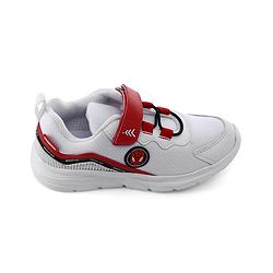 Pine Kids Marvel Velcro Closure Sneakers With Spider Man Print - Red & White