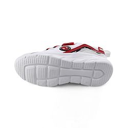 Pine Kids Marvel Velcro Closure Sneakers With Spider Man Print - Red & White