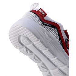 Pine Kids Marvel Velcro Closure Sneakers With Spider Man Print - Red & White