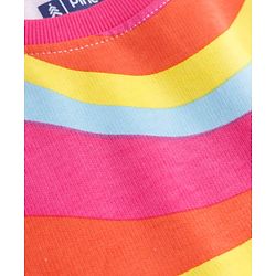 Pine Kids 100% Cotton Knit Full Sleeves Printed Sweatshirt - Dark Pink