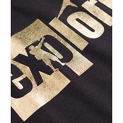 Pine Kids Cotton Mix Knit Full Sleeves Sweatshirt with Explore Text Foil Print in Black
