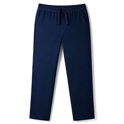 Pine Kids Cotton Elastane Woven Full Length Pants With Pocket - Navy Blue