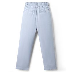 Pine Kids Woven Full Sleeves Solid Trouser - Light Blue