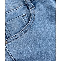 Pine Kids Denim Woven Full Length Washed Jeans - Blue