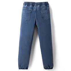 Pine Kids Cotton Blend Denim Woven Full Length Solid Jeans - Blue