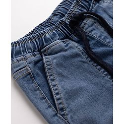 Pine Kids Cotton Blend Denim Woven Full Length Solid Jeans - Blue