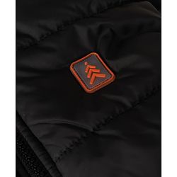 Pine Kids Woven Sleeveless Hooded Padded Winter Jacket - Black