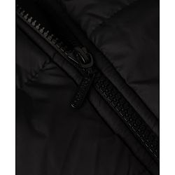 Pine Kids Woven Sleeveless Hooded Padded Winter Jacket - Black