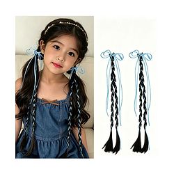 Pine Kids Free Size Hair Extensions - Blue