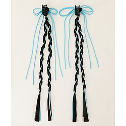 Pine Kids Free Size Hair Extensions - Blue