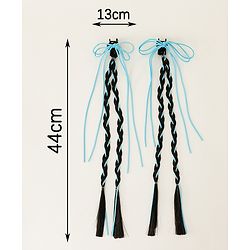 Pine Kids Free Size Hair Extensions - Blue