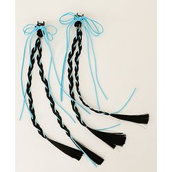 Pine Kids Free Size Hair Extensions - Blue