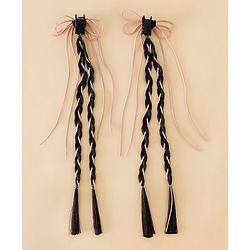 Pine Kids Free Size Hair Extensions - Pink