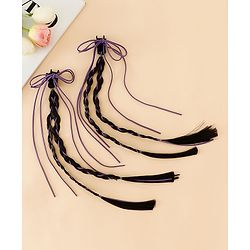 Pine Kids Free Size Hair Extensions - Purple